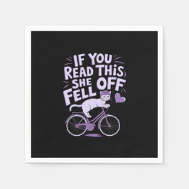 Om du läser det här så har hon gått av: Lustigt Bi Pappersservett