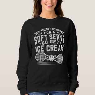 Om Du Letar Efter Mjuk Glass  Tennisspelare 3 T Shirt
