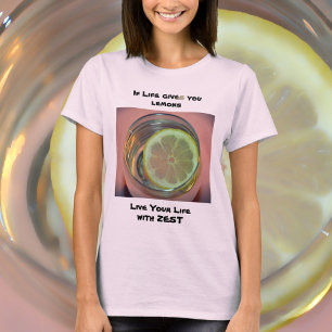 Om du lever i ge får du lesioner att leva ditt liv t shirt