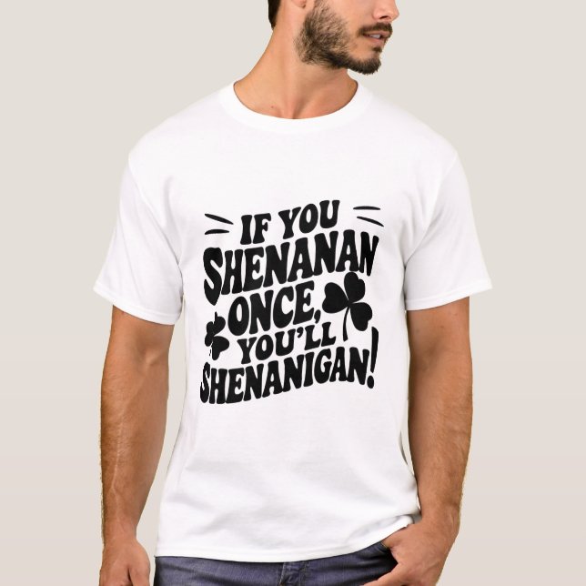 Om du lurar en gång t shirt (Framsida)