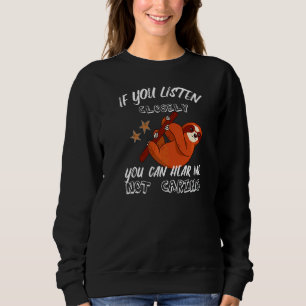 Om du lyssnar noga kan du höra att jag inte bryr m t shirt