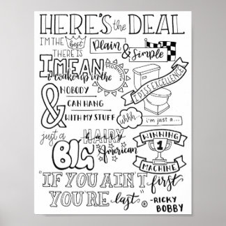 Om du målar upp dig först poster