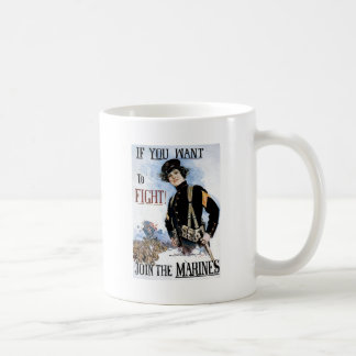 Om du önskar att slåss, gå med flottorna kaffemugg
