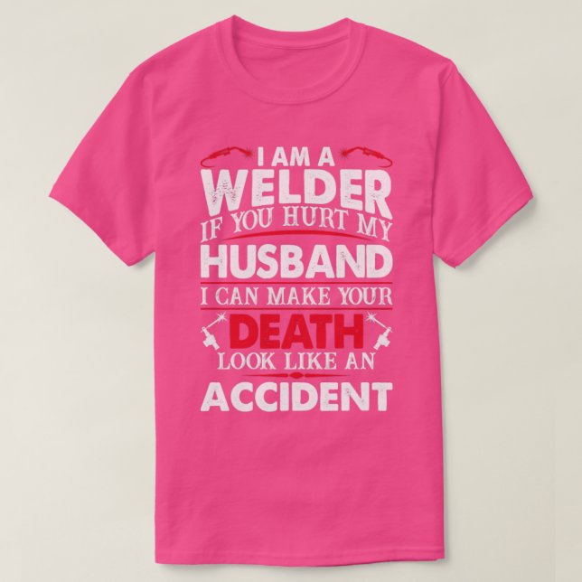 Om du Ontr Welders Make Proud Welder för Wel T Shirt (Design framsida)