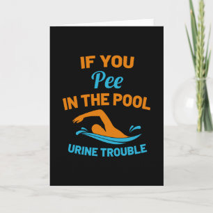 Om du Pee Bassäng Swimming Bassäng Swimming Kort