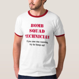 Om du ser mig spring, försök att hålla upp! t-shirt