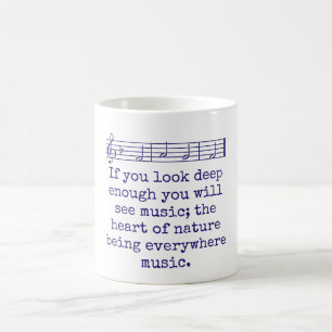 Om du ser ut att vara tillräckligt djup - Musikoff Kaffemugg