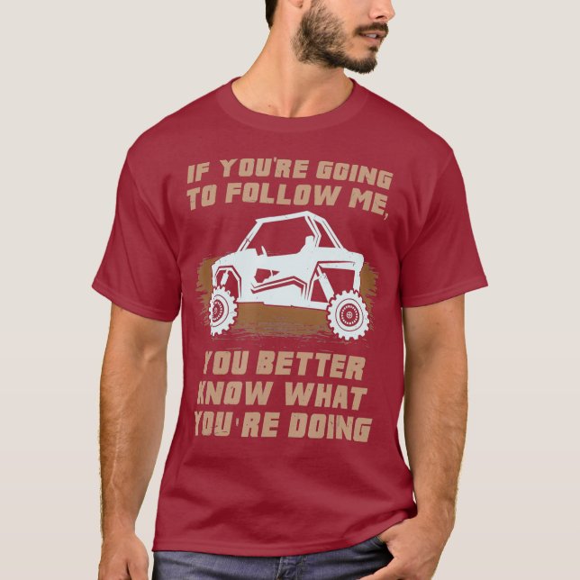 Om du ska följa mig på LV Gift T Shirt (Framsida)