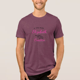 Om du skadar så blir vi kreativa t shirt