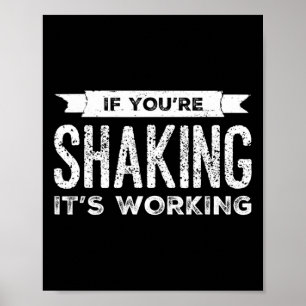 Om du skakar så funkar det Roligt Pilates Yoga Poster