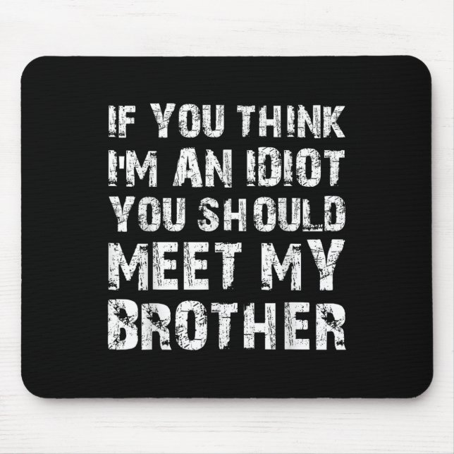 Om du Tänka är en idé ska du träffa min bror Musmatta (Framsidan)