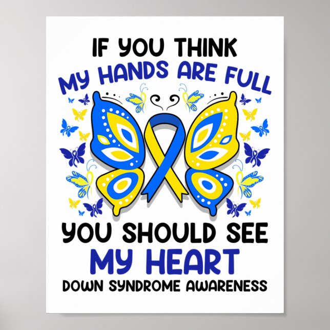Om du Tänka min Händer är Fullt - nere syndrom Awa Poster (Framsidan)