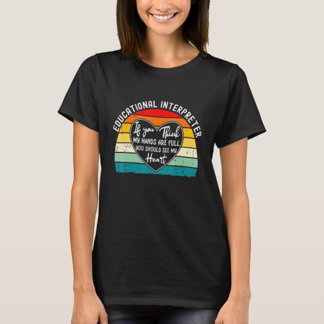 Om du Tänka min Händer är T Shirt (Framsida)