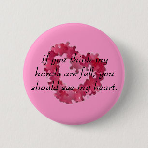 Om du tänker, är min händer full, y… knapp