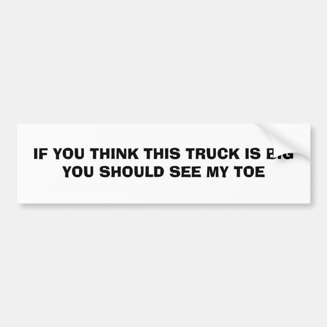 OM DU TÄNKER ATT DENNA LASTBIL ÄR STOR, BÖR DU SE BILDEKAL (Framsidan)