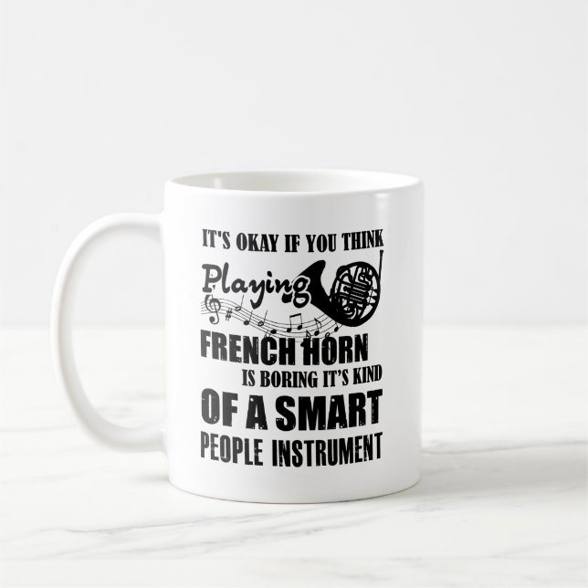 Om du tänker, borrar valthornet muggen kaffemugg (Vänster)