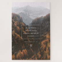 Om du tror Matthew 21: 22 Faith Bible Verse