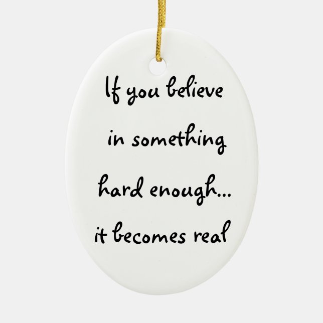 Om du tror på något ovalt ornament (Framsidan)