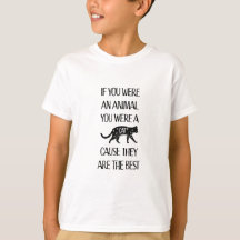 Om du var ett djur var du en katt T- Shirt