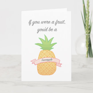 Om du var ett Fruit Valentine-kort Helgkort