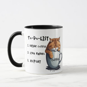 Om du vill göra lista Humor Sömnig Lazy kaffe i Hu Mugg