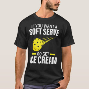 Om du vill ha en mjuk serverande Pickleball-spelar T Shirt