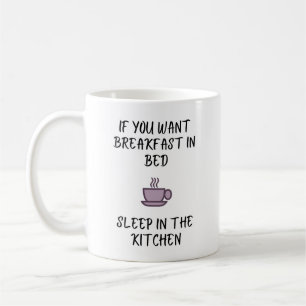 Om du vill ha frukost i bed - kaffe i Mugg