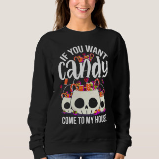 Om du vill ha godis kom till mitt hus Halloween T Shirt