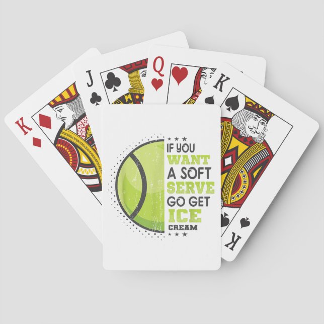 Om du vill ha mjuk servering, gå och köp glass Rol Casinokort (Baksidan)