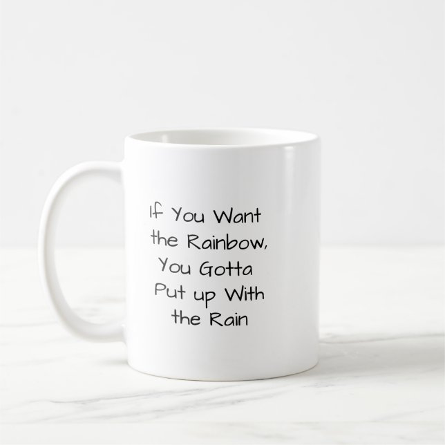 Om du vill ha regnbågen.. kaffemugg (Vänster)