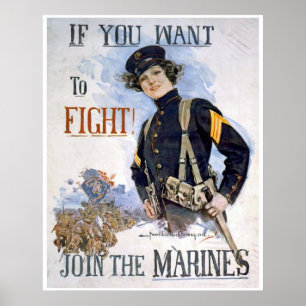 OM DU VILL KÄMPA POSTER