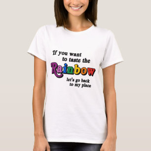 Om du vill smaka regnbågen t shirt