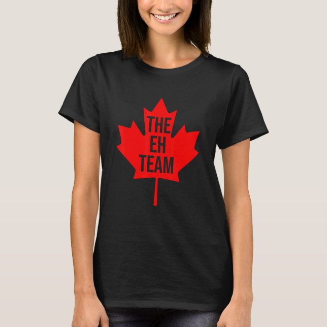 Om Eh Team Canada T Shirt (Framsida)