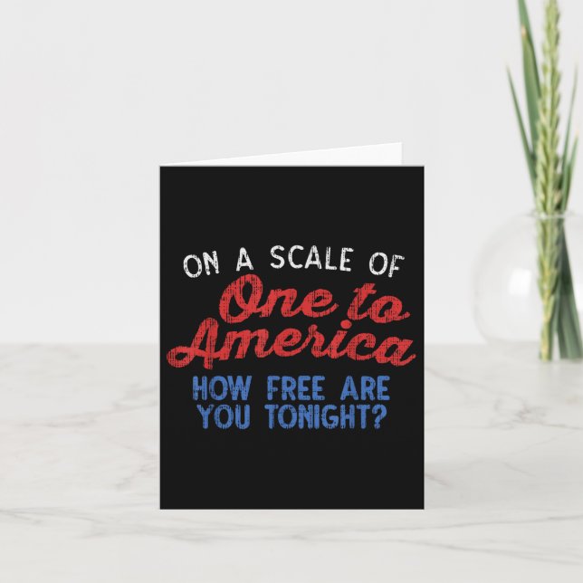 om en  av en till Amerika 4:e juli fjärde Pa Kort (Framsida)