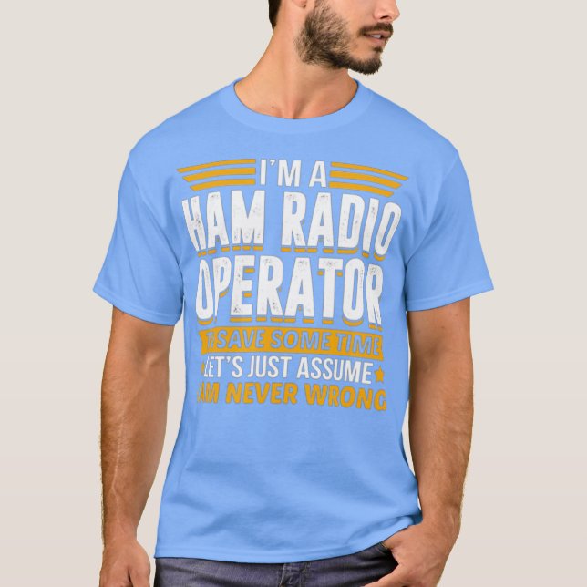 Om en ham-radiooperatör vid Spara antar IMM T Shirt (Framsida)