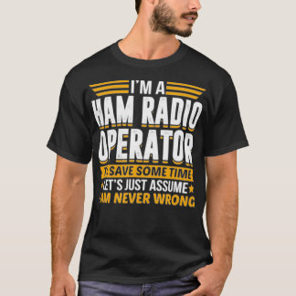 Om en ham-radiooperatör vid Spara antar IMM T Shirt