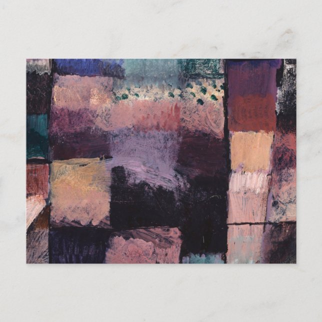 Om en motif från Hammamet av Paul Klee Vykort (Framsida)