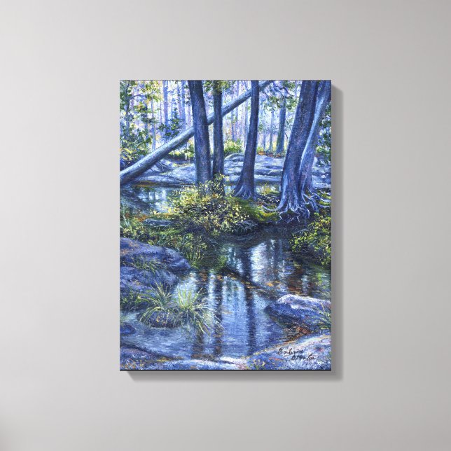 "Om en Träd faller.." Canvastryck (Framsida)