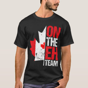 om European Team Canada Day Maple Löv Canadian Fla T Shirt