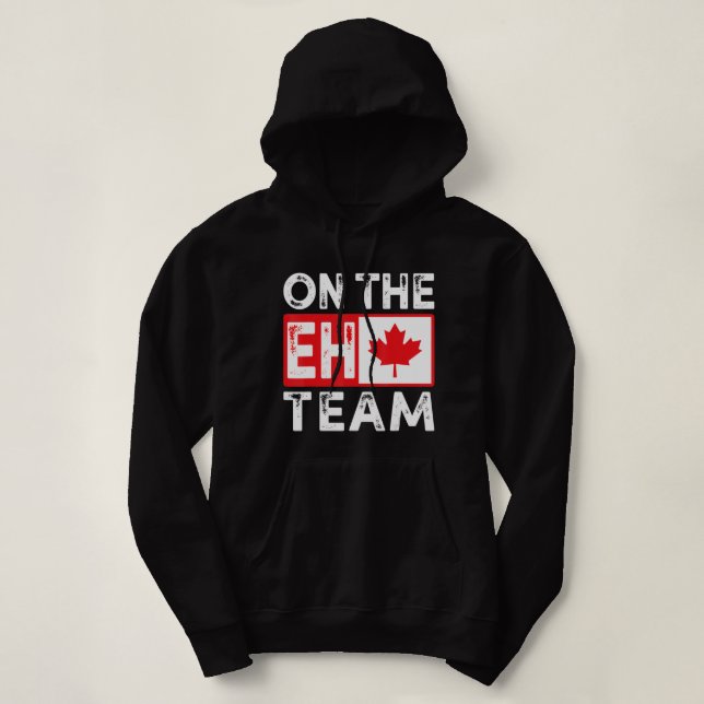 om European Team Canada Day Maple Löv Canadian Fla T Shirt (Design framsida)