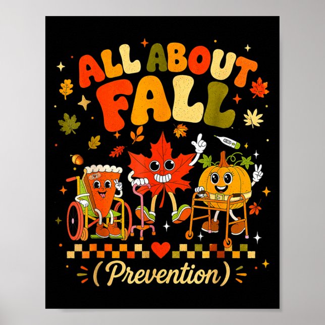 Om fallprevention fall fysioterapi pt ot poster (Framsidan)