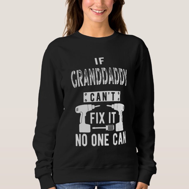 Om farfar inte kan fixa det kan ingen morfar... t shirt (Framsida)