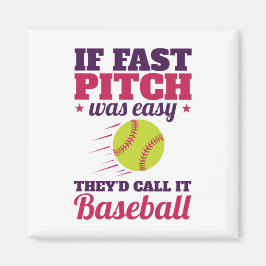 Om Fast Pitch var Easy Fastpitch Softball Magnet