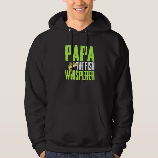 om fiske - Pappa, fiskviskfisket Ar Hoodie (Framsida)