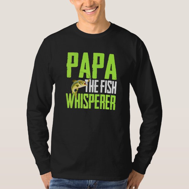om fiske - Pappa, fiskviskfisket Ar T Shirt (Framsida)