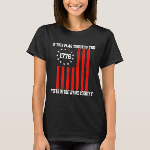 Om Flagga Triggers Betsy Ross American Flagga 177 T Shirt