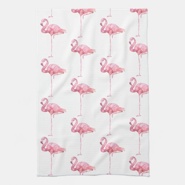 Öm Flamingo Serie Design 1 Kökshandduk (Vertikal)