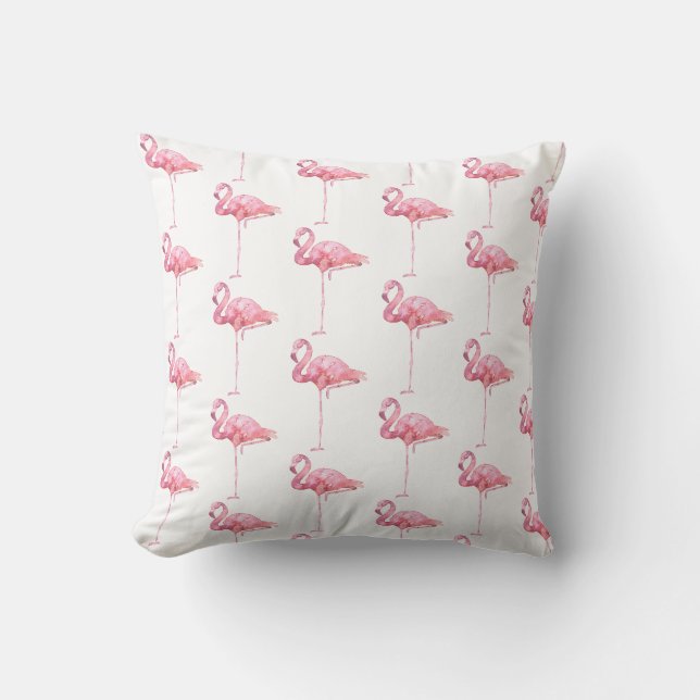 Öm Flamingo Serie Design 1 Kudde (Framsida)