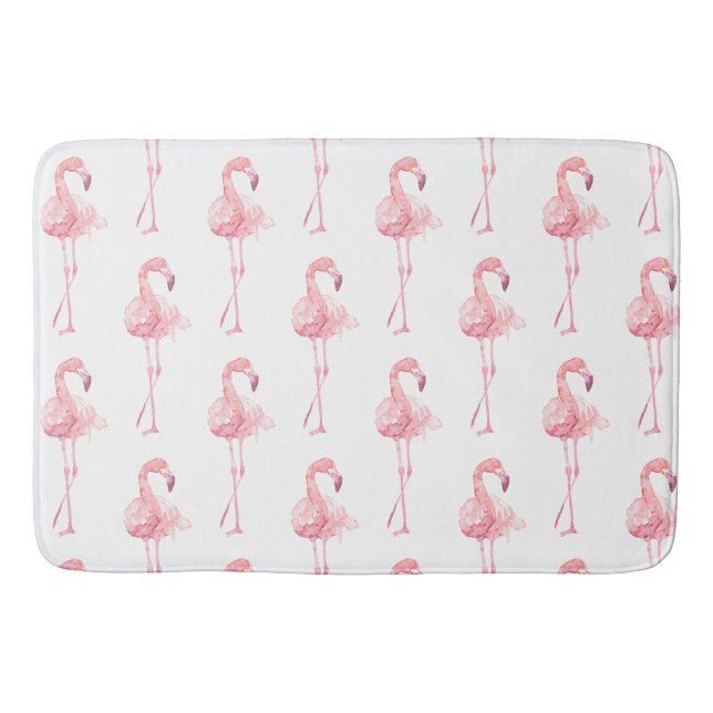 Öm Flamingo Serie Design 2 Badrumsmatta (Framsidan)