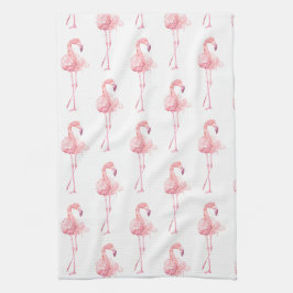 Öm Flamingo Serie Design 2 Kökshandduk